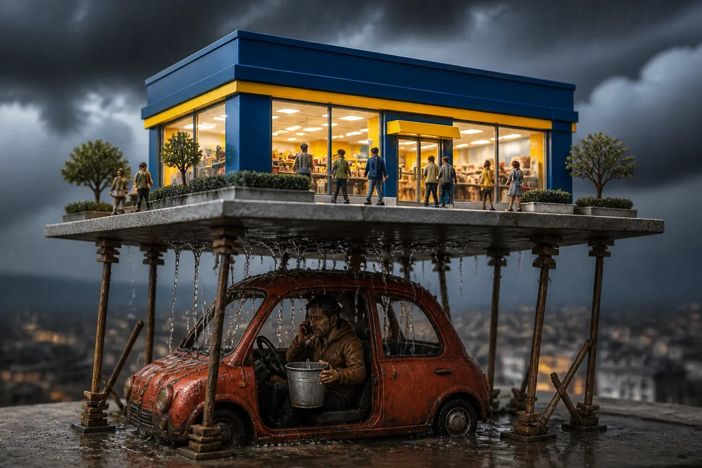A business model with all the prestige of catching rain indoors.