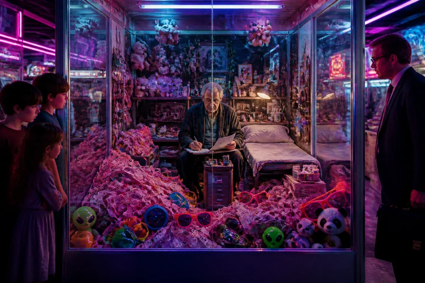 His 401(k) is now 38,000 tickets and a spider ring.